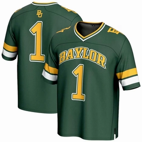 #1 B.Bears GameDay Greats Collegiate Football Fashion Jersey - Green Stitched American College Jerseys