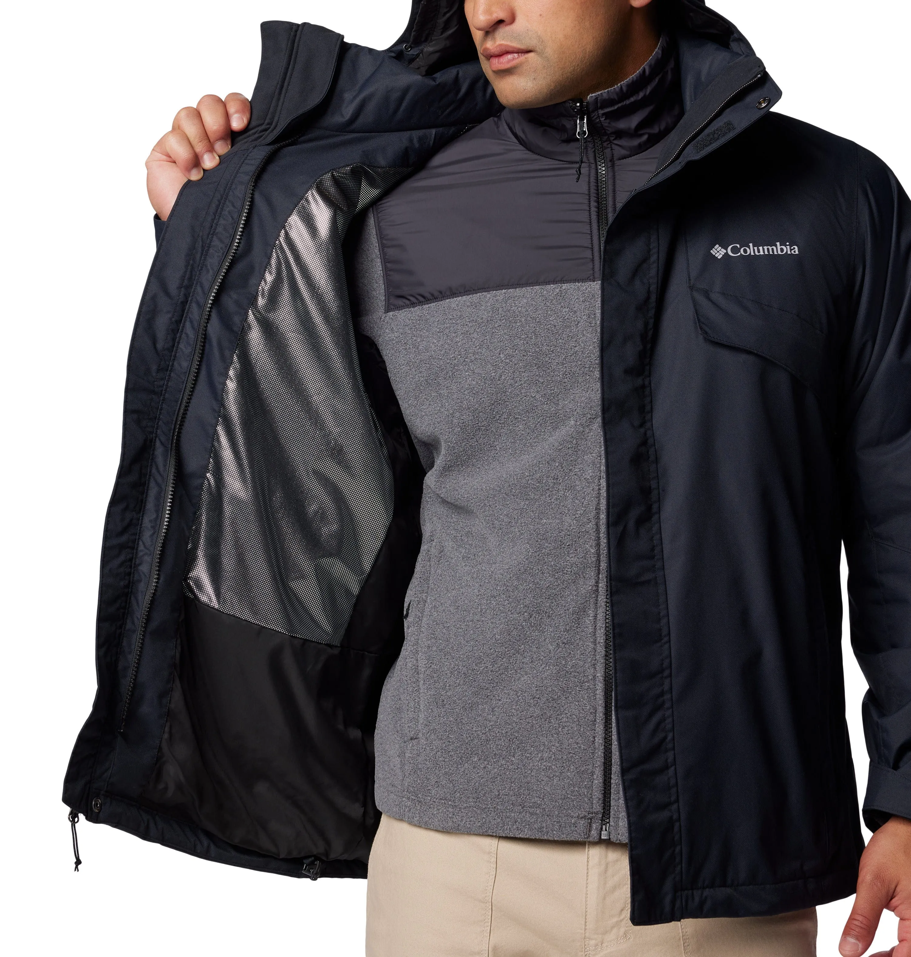 Power Every Step Biggest Sale of the Year Columbia - Men'S Bugaboo Iii Fleece Interchange Jacket