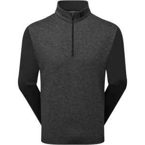 Redefine Classic Footjoy Tonal Heather Chill-Out Pullover - Black
