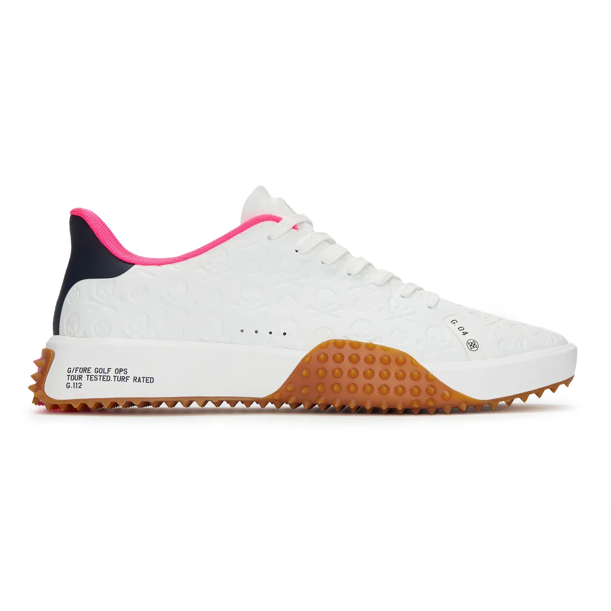 G/Fore G.112 Debossed Skull & Ts Golf Shoes - Snow/Twilight Black Friday Sale