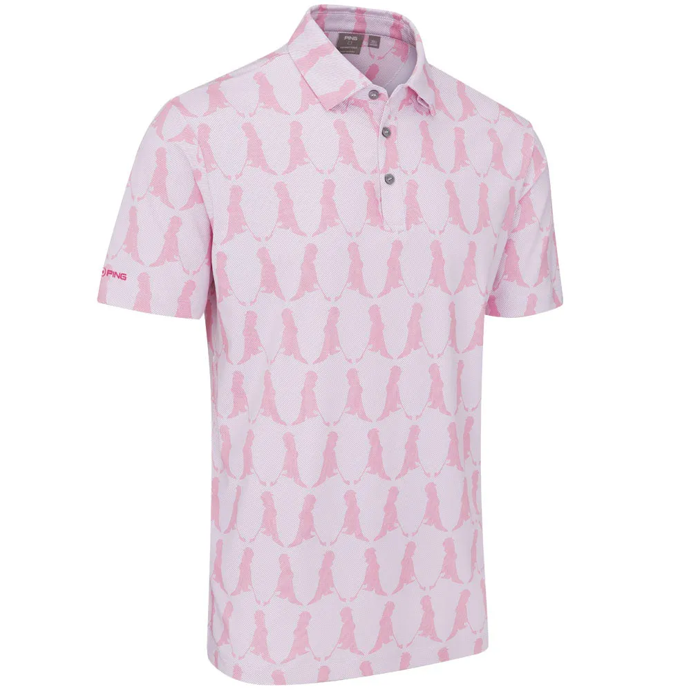 Walk with Purpose Father's Day Sale Ping Mr. Ping Printed Polo Shirt - Wild Rose Multi