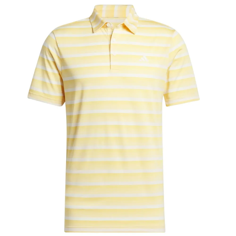 Great Value Thanksgiving Day Sale Adidas 2 Colour Stripe Polo Shirt - Semi Spark/Ivory