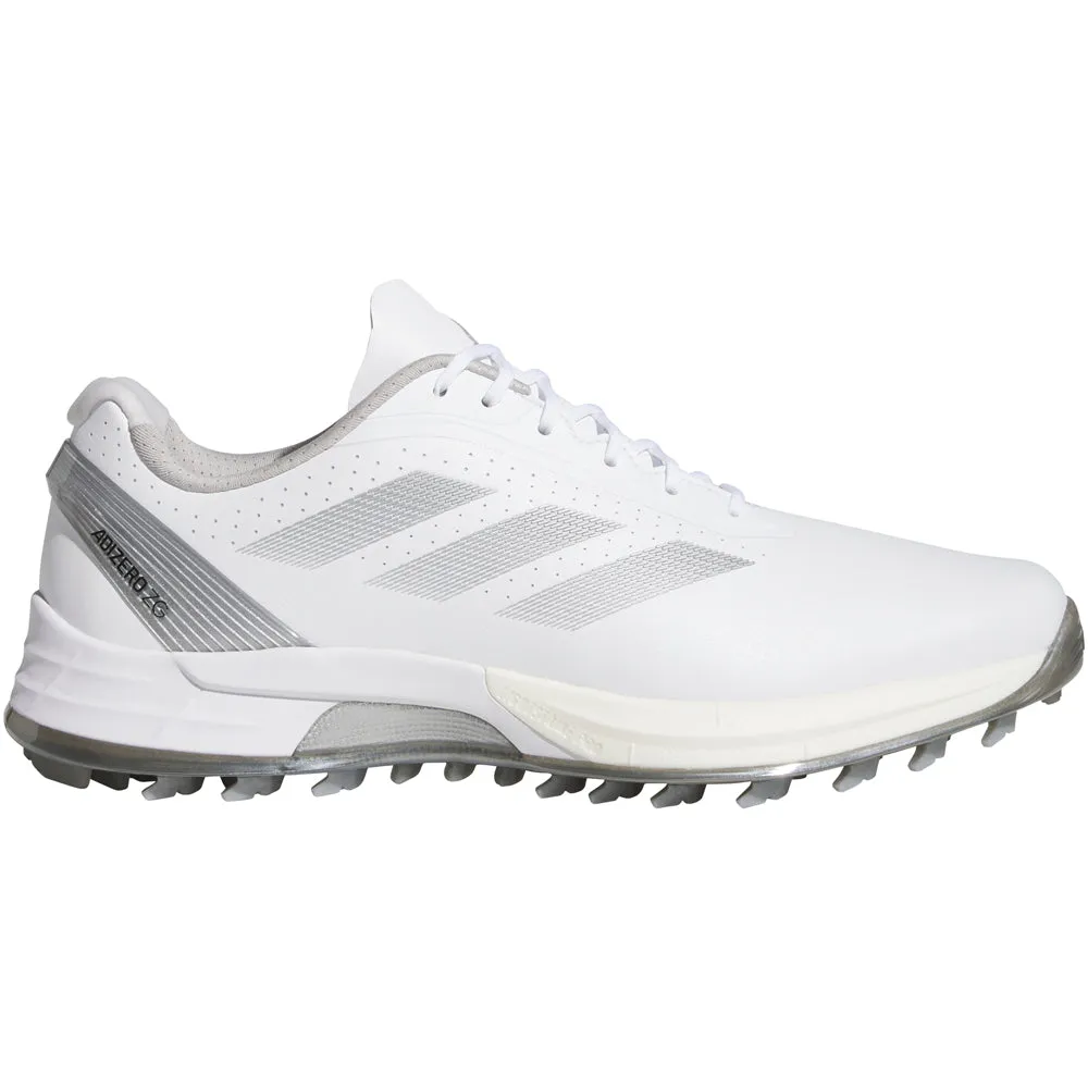 Adidas Adizero Zg Spikeless Waterproof Shoes - White/Grey Three/Silver Metallic Labor Day Sale