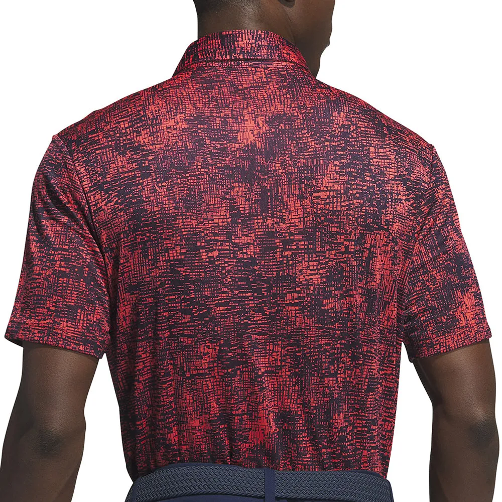 Christmas Eve Sale Adidas Aerial Jacquard Polo Shirt - Bright Red