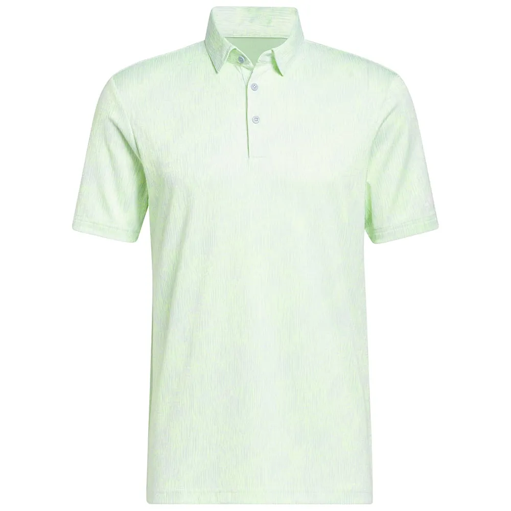 Adidas Aerial Jacquard Polo Shirt - Lucid Lemon Game-Changer Footwear