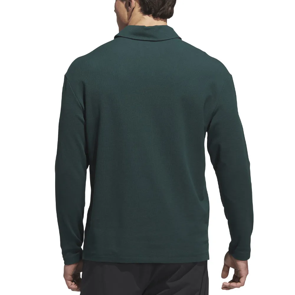 Walk Loud Affordable Adidas Beyond Long Sleeve Loose Fit Polo Shirt - Aurora Ivy
