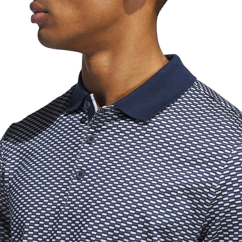 Adidas Beyond The Course Textured Polo Shirt - Collegiate Navy Black Friday Sale The Fast Lane Choice