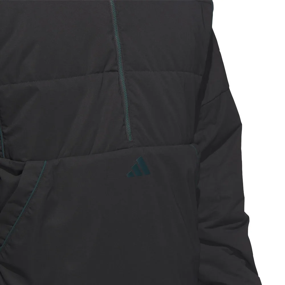Game-Changer Footwear Step into the Beat Adidas Beyond Twistweave Half-Zip Filled Loose Jacket - Black