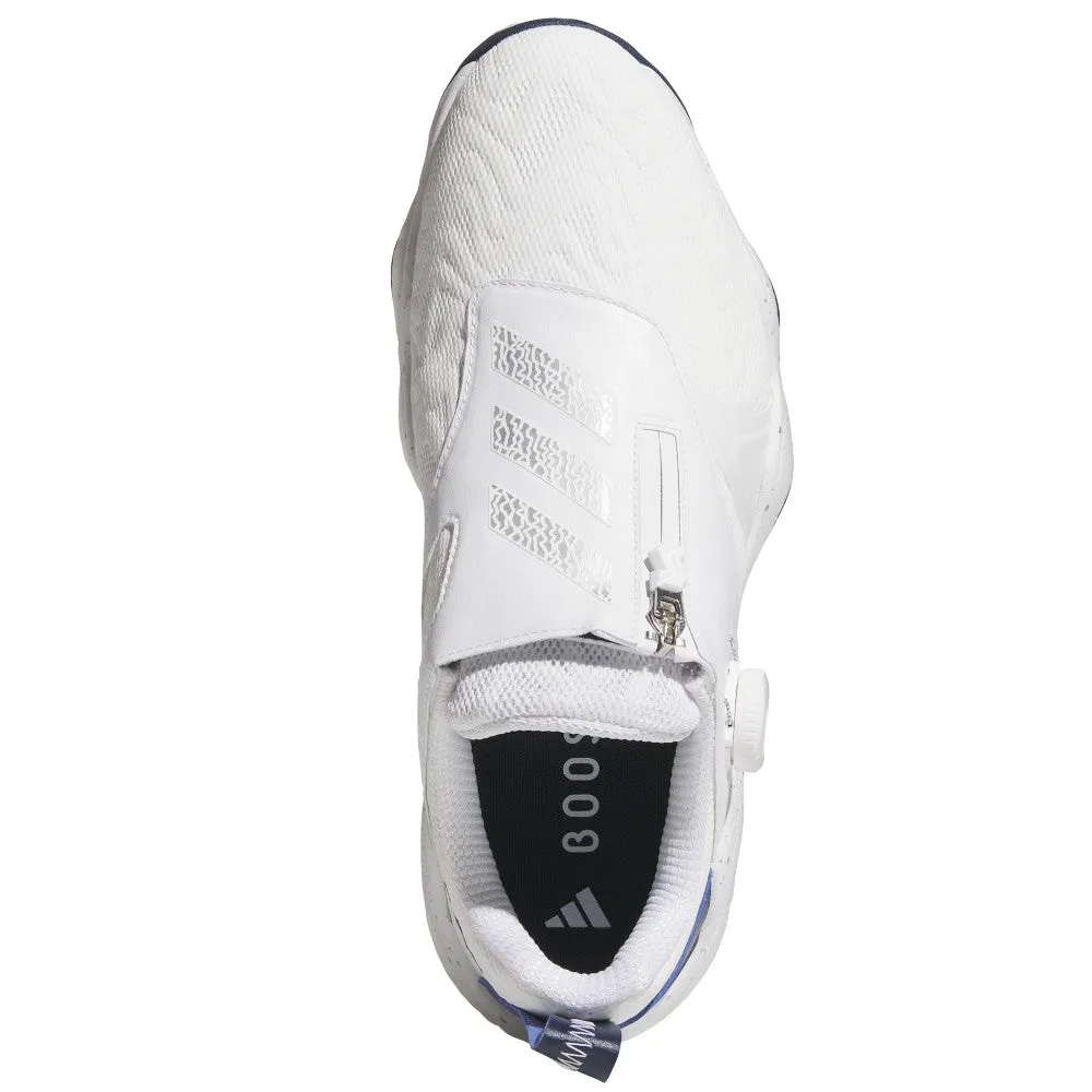 Empower Your Journey Exclusive Deal Adidas Codechaos Boa 25 Spikeless Waterproof Shoes - White/Silver Metallic/Collegiate Navy