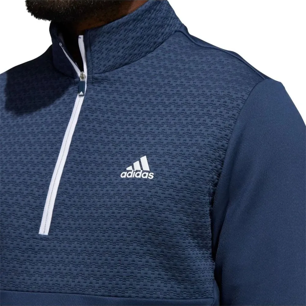 Adidas Cold.Rdy 1/4 Zip Jacket - Crew Navy Move Beyond Ordinary
