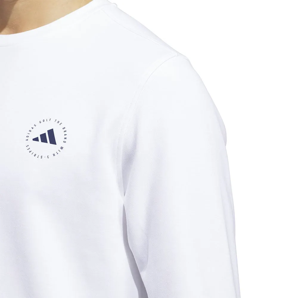 Adidas Core Crew Neck Pullover - White Walk with Power