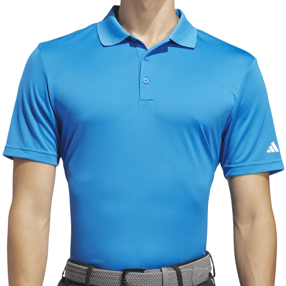 Adidas Core Performance Primegreen Polo Shirt - Bright Blue Rise Every Time Unleash Your Power