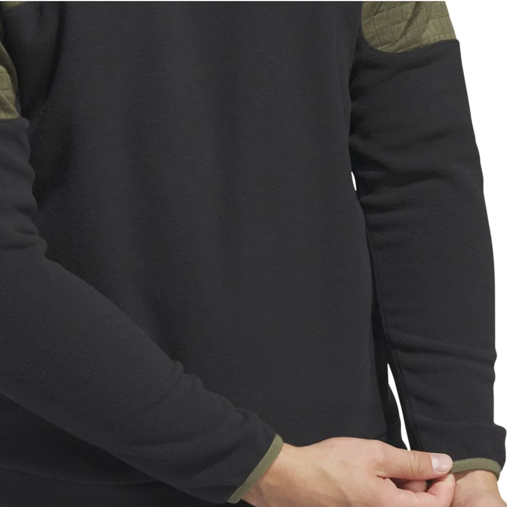 Adidas Dwr 1/4 Zip Pullover - Olive Strata/Black Economical Keep Going Strong