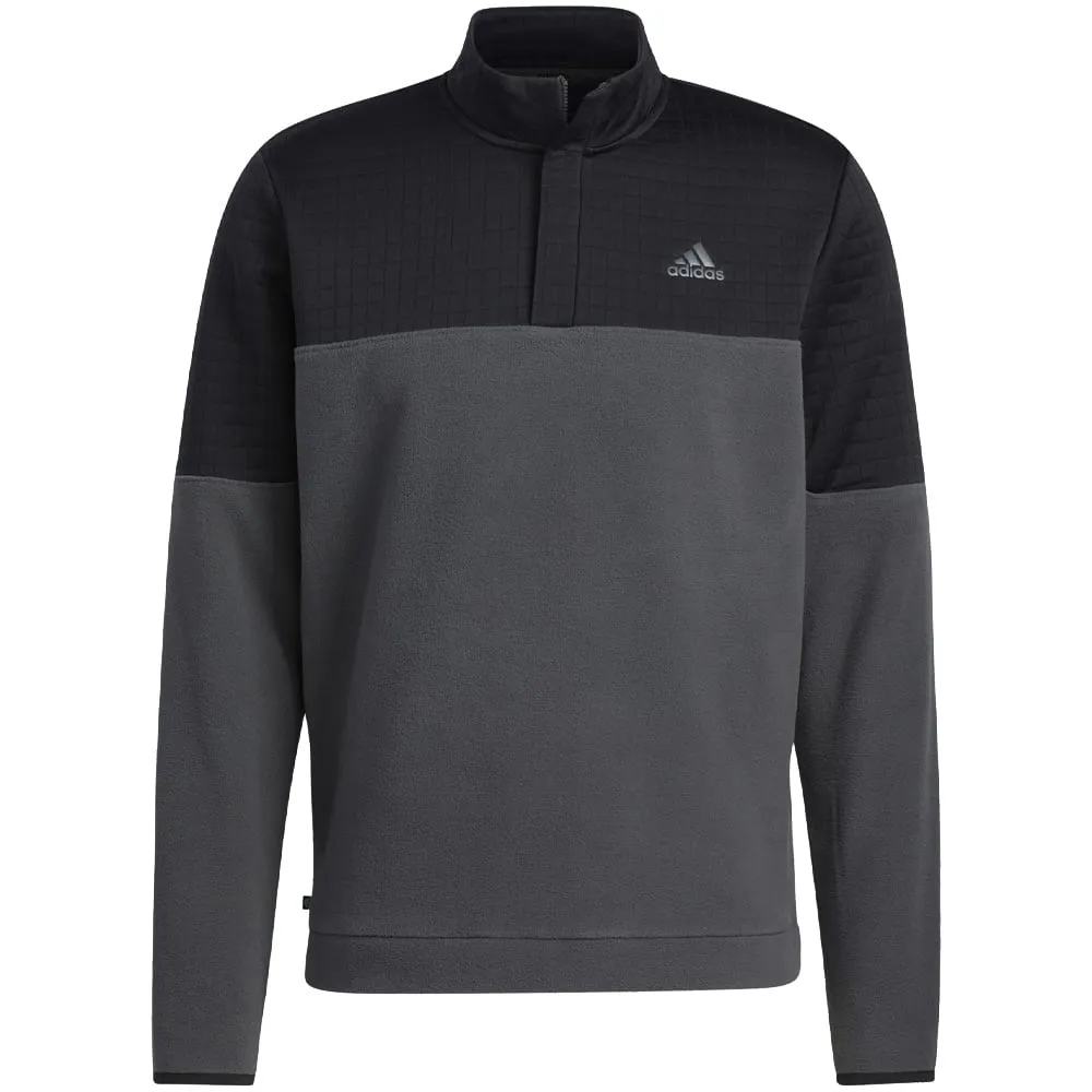 Adidas Dwr 22 Block 1/4 Zip Pullover - Black/Grey Six Designed to Dominate Deal Of The Century
