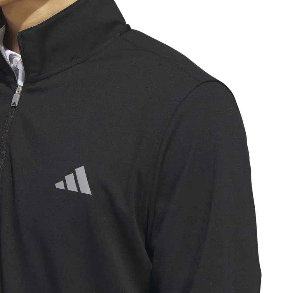Adidas Elevated 1/4 Zip Pullover - Black Built for the Bold