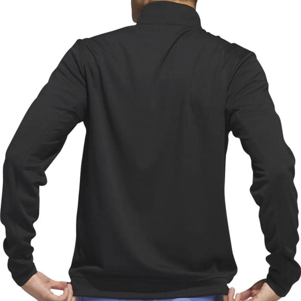 Adidas Elevated 1/4 Zip Pullover - Black Mother's Day Sale
