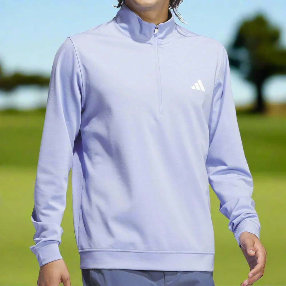 Adidas Elevated 1/4 Zip Pullover - Blue Spark Step Into Strength