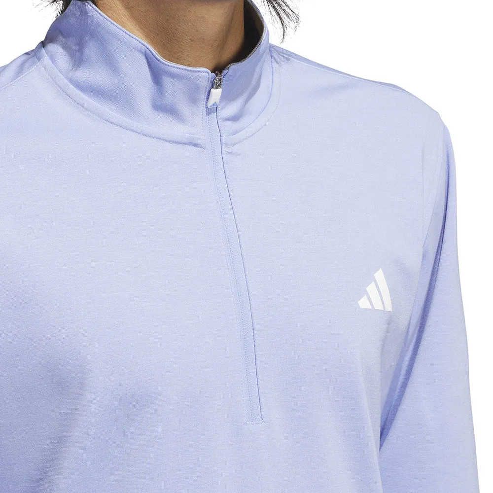 Adidas Elevated 1/4 Zip Pullover - Blue Spark Loud Looks, Smooth Moves All Eyes on You