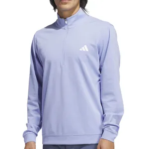 Adidas Elevated 1/4 Zip Pullover - Blue Spark Never Just Walk
