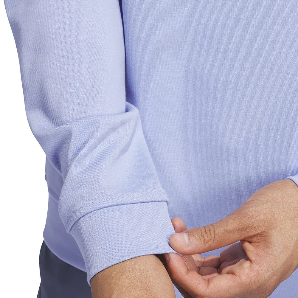 Great Value Adidas Elevated 1/4 Zip Pullover - Blue Spark