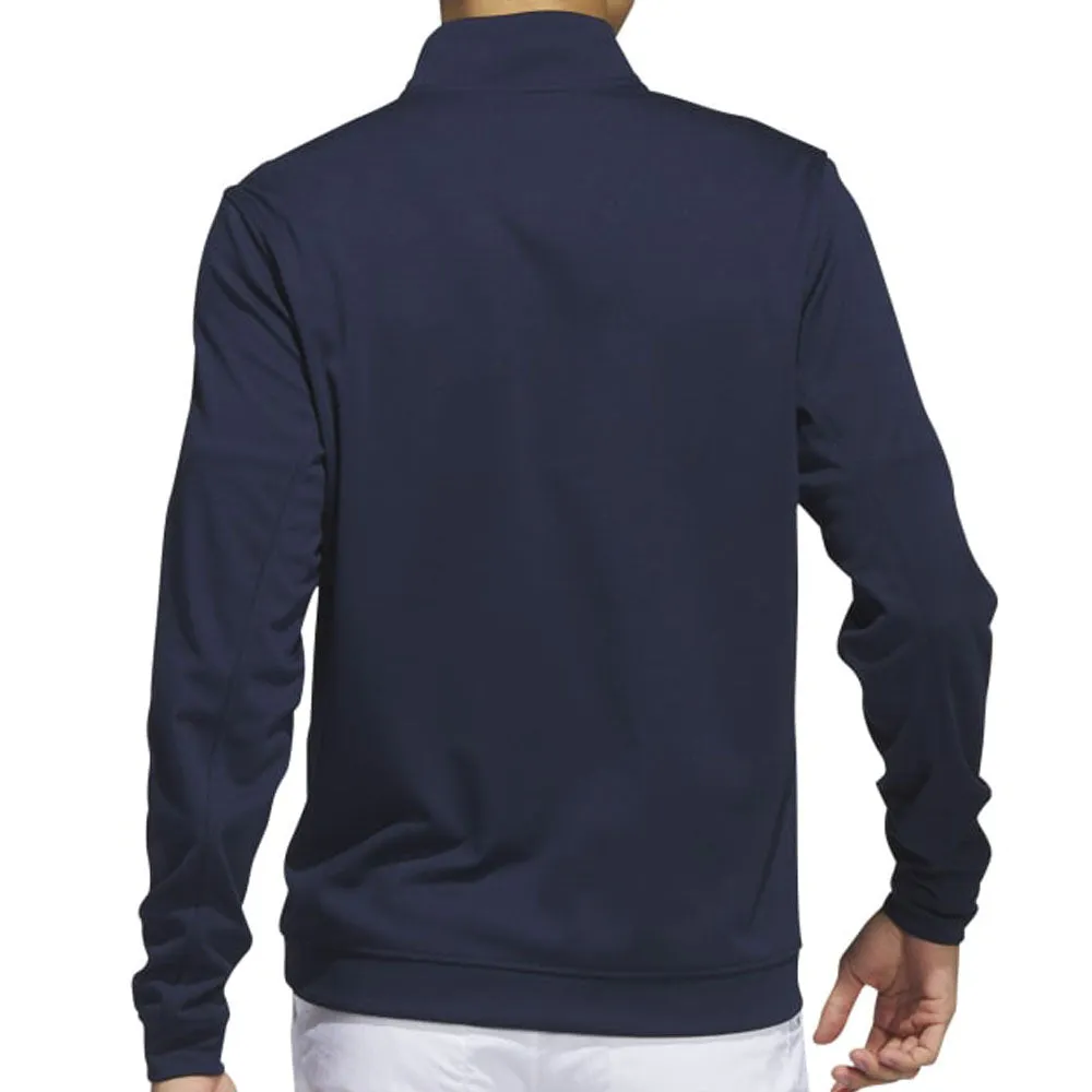 Adidas Elevated 1/4 Zip Pullover - Collegiate Navy Cyber Monday Sale