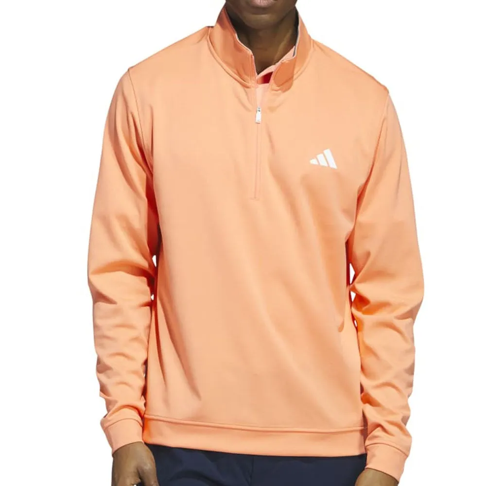 Exclusive Deal Sweetest Day Sale Adidas Elevated 1/4 Zip Pullover - Coral Fusion