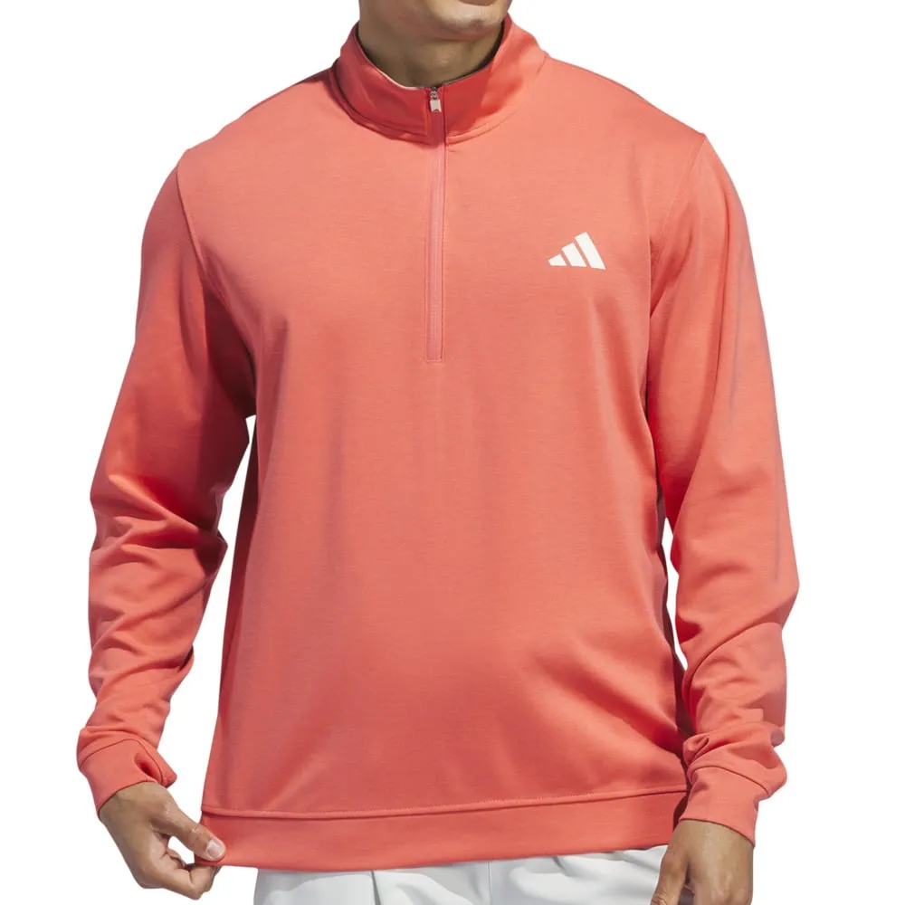 Keep Going Strong Born to Stand Out Adidas Elevated 1/4 Zip Pullover - Preloved Scarlet