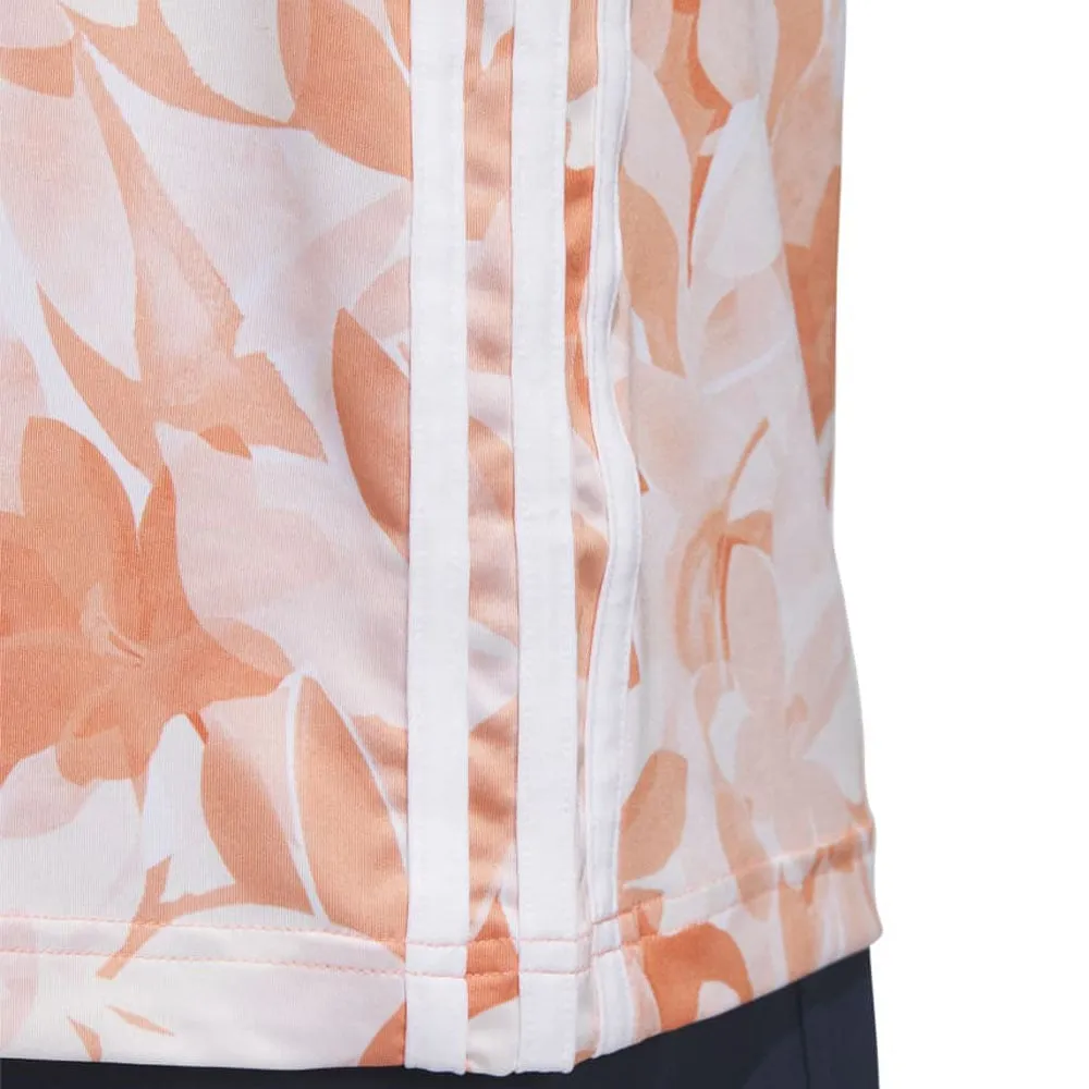 Christmas Eve Sale Adidas Floral Polo Shirt - Coral Fusion/Pantone/White