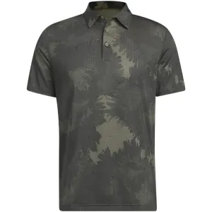 Adidas Flower Mesh Polo Shirt - Olive Strata/Black Made to Turn Heads New Year's Eve Sale