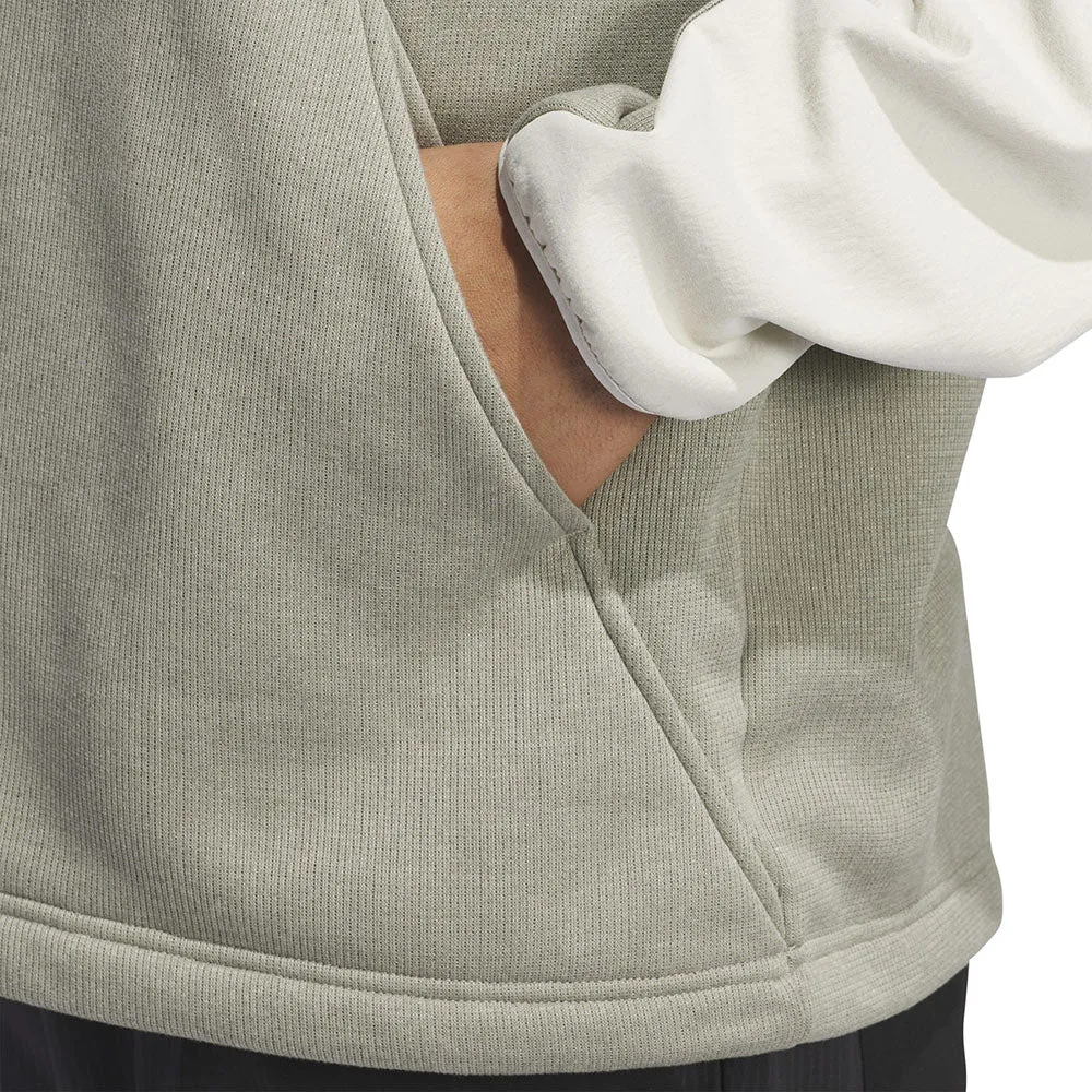 Adidas Go-To Dwr Hybrid 1/2 Zip Pullover - Silver Pebble/Alumina Rise Every Time Be Unstoppable