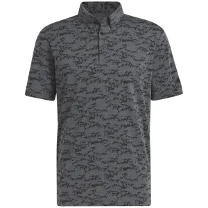 Not for the Ordinary Adidas Go-To Print Polo Shirt - Black