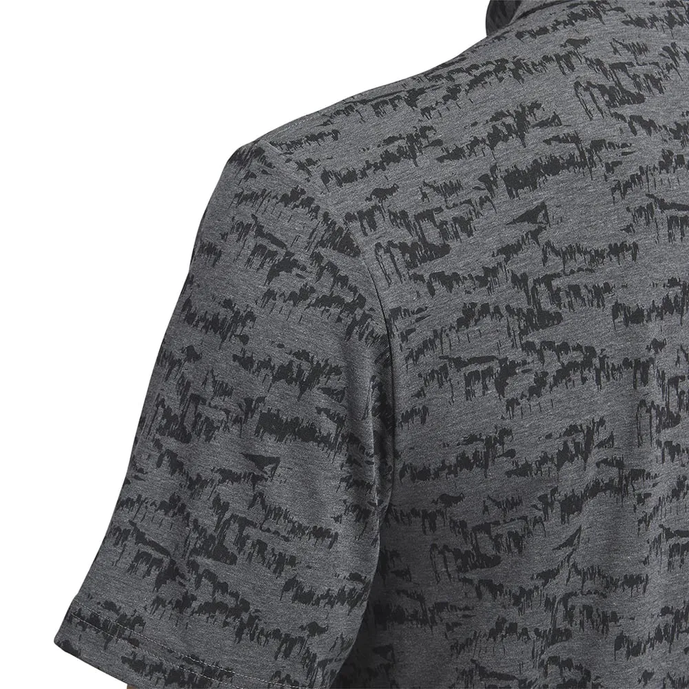 Adidas Go-To Print Polo Shirt - Black Black Friday Sale Made to Move