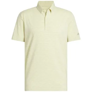 Own the Streets Adidas Go-To Printed Polo Shirt - Powder Yellow/Wonder Silver