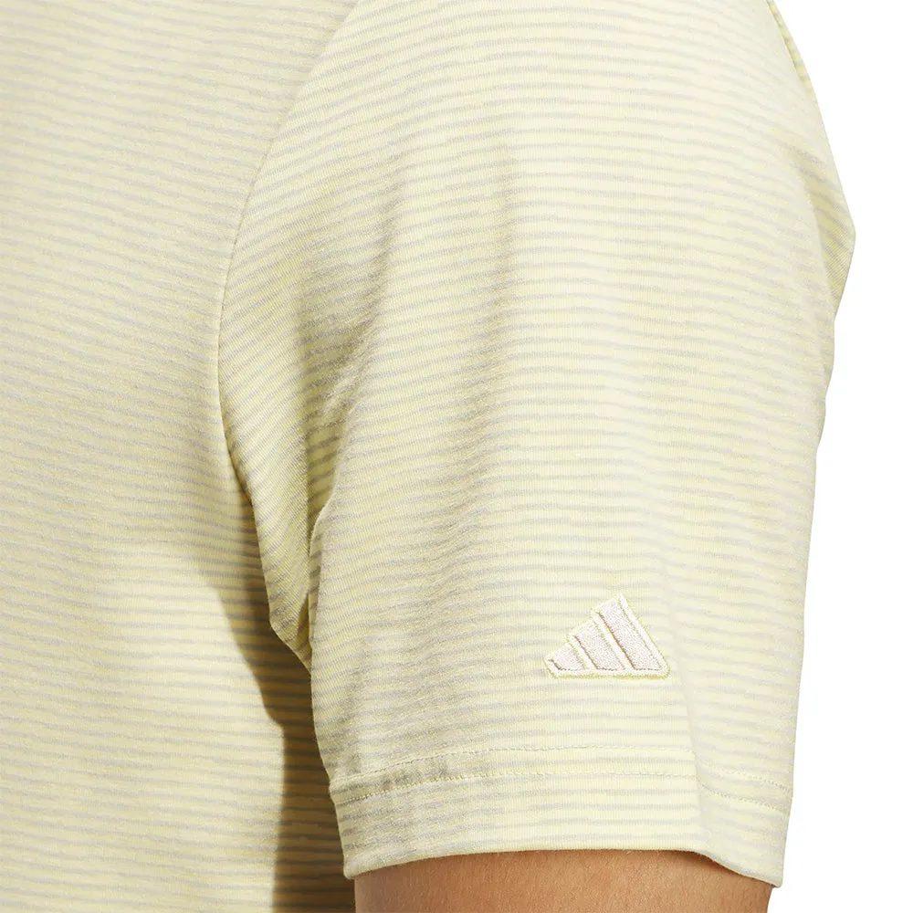 Adidas Go-To Printed Polo Shirt - Powder Yellow/Wonder Silver Valentine's Day Sale