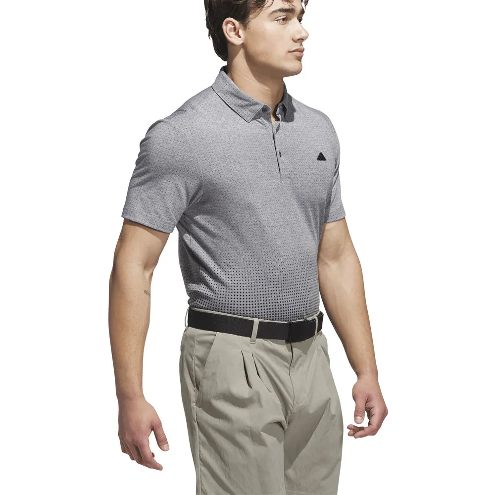 Define Your Own Way Memorial Day Sale Adidas Go-To Rise Print Polo Shirt - Carbon