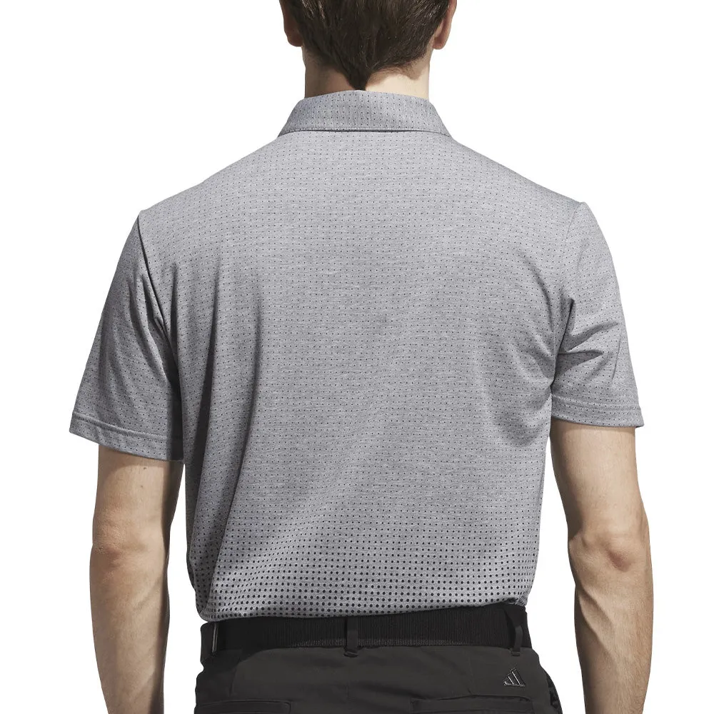 Adidas Go-To Rise Print Sleeve Logo Polo Shirt - Carbon Own the Streets