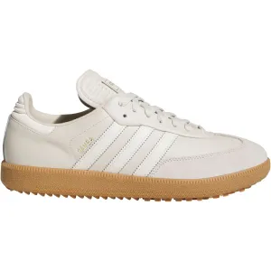 Black Friday Deal Built for the Bold Adidas Golf Originals Samba Golf Spikeless Waterproof Shoes - Alumina/Off White/Gum