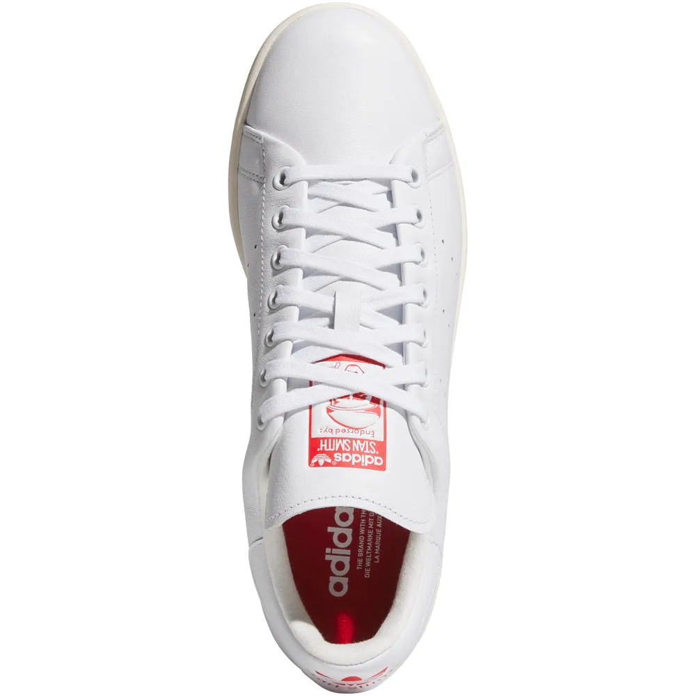 Stay in Motion Adidas Golf Originals Stan Smith Spikeless Shoes - White/Off White/Better Scarlet
