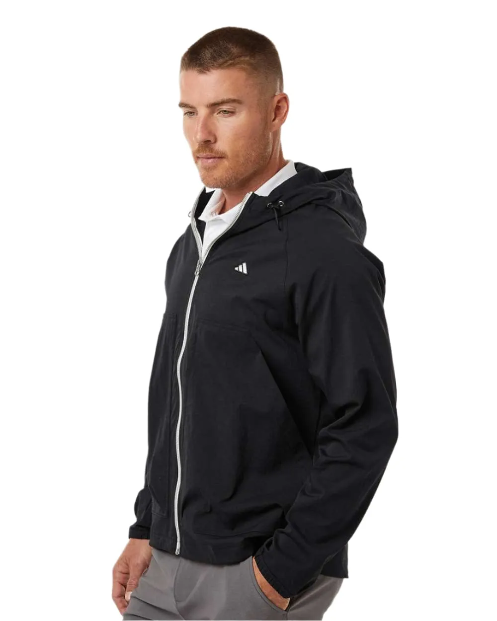 Unleash Your Power Adidas - Men'S Go-To Utility Dwr Full-Zip Jacket