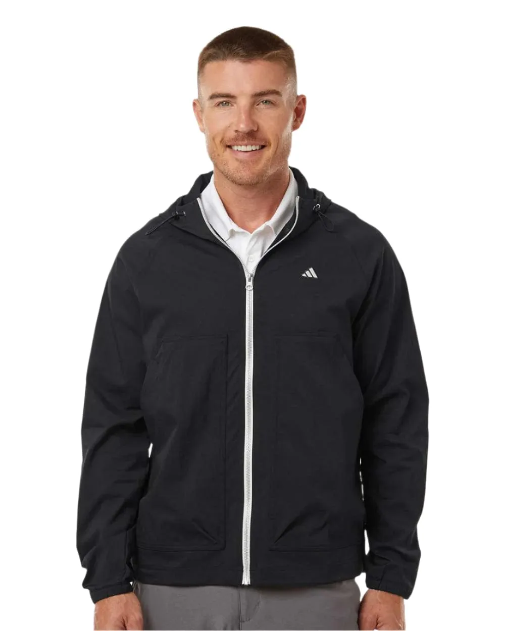 Adidas - Men'S Go-To Utility Dwr Full-Zip Jacket Hit Your Next Level Christmas Eve Sale