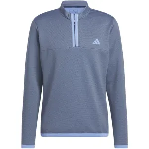 Command Attention Adidas Microdot 1/4 Zip Pullover - Collegiate Navy/Blue Fusion