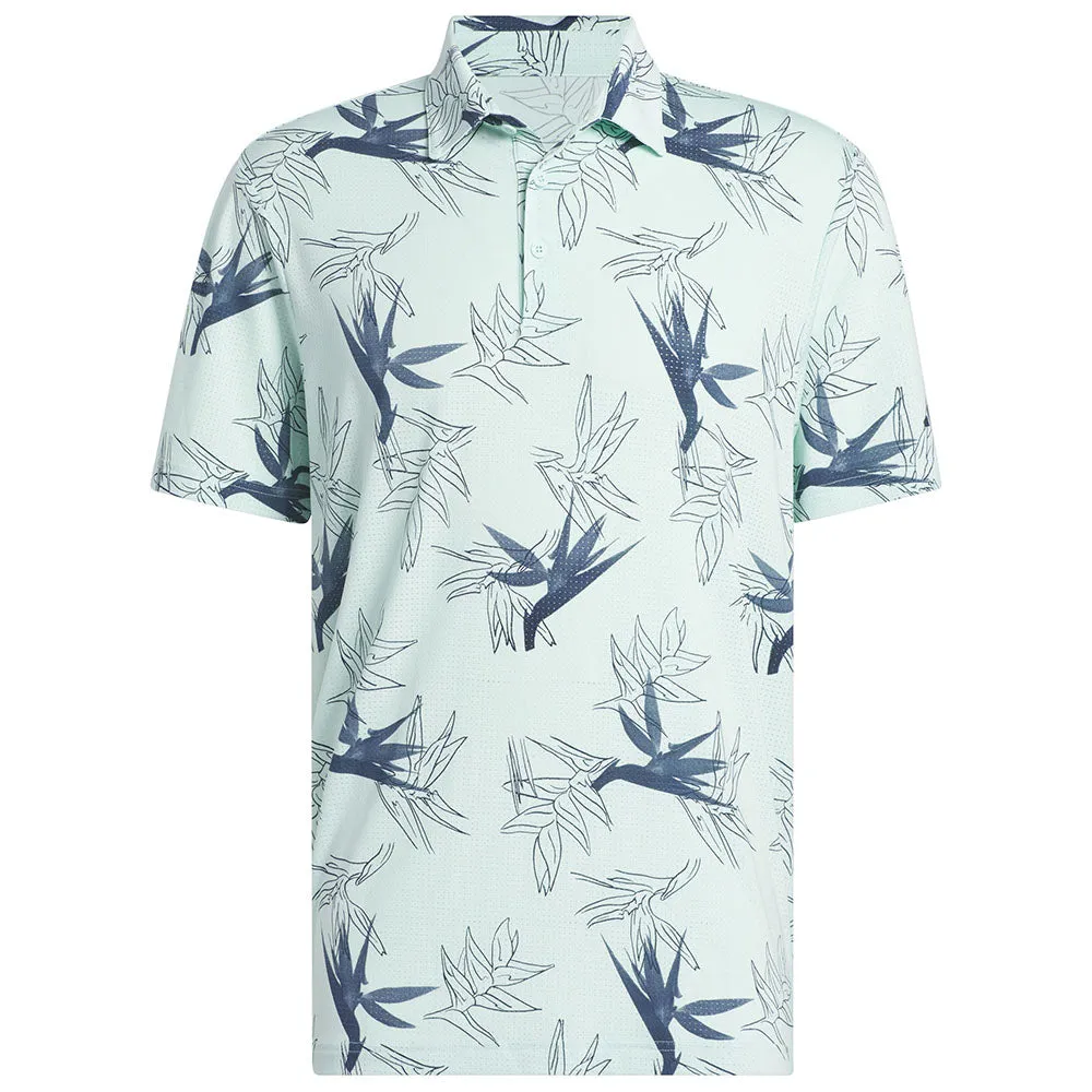 Adidas Oasis Mesh Polo Shirt - Semi Flash Aqua All Saints' Day Sale Winter Sale