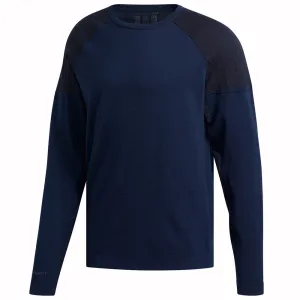 Spring Sale Adidas Primeknit Crew Sweatshirt - Collegiate Navy