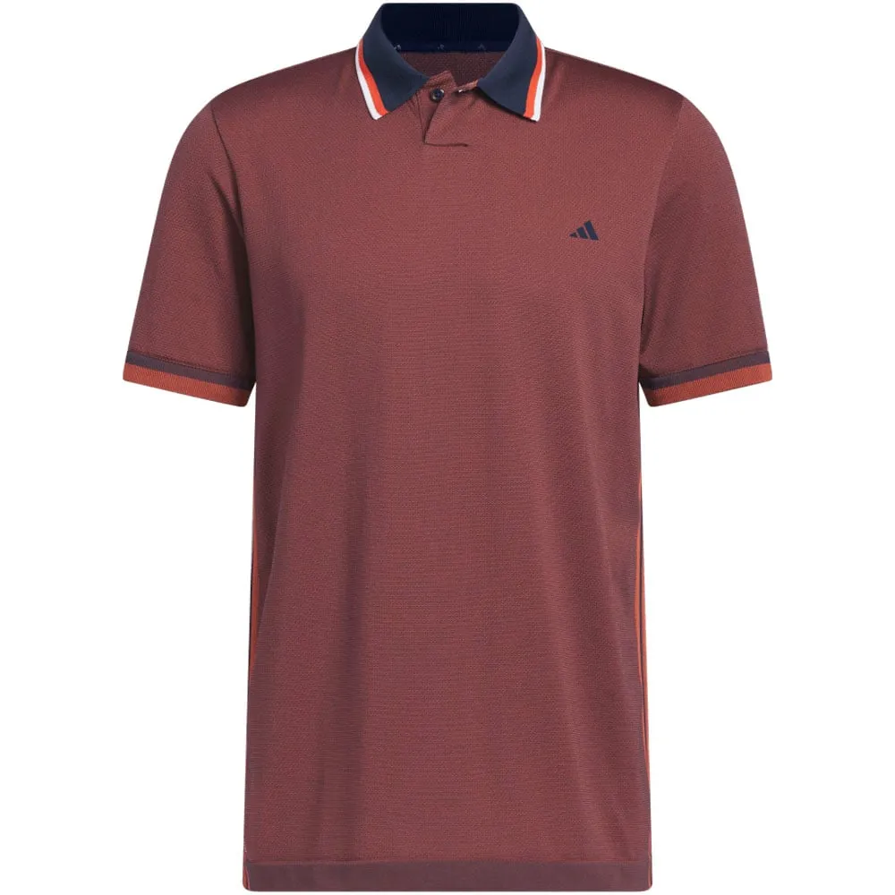 Independence Day Sale Break Boundaries Adidas Primeknit Polo Shirt - Collegiate Navy/Preloved Red