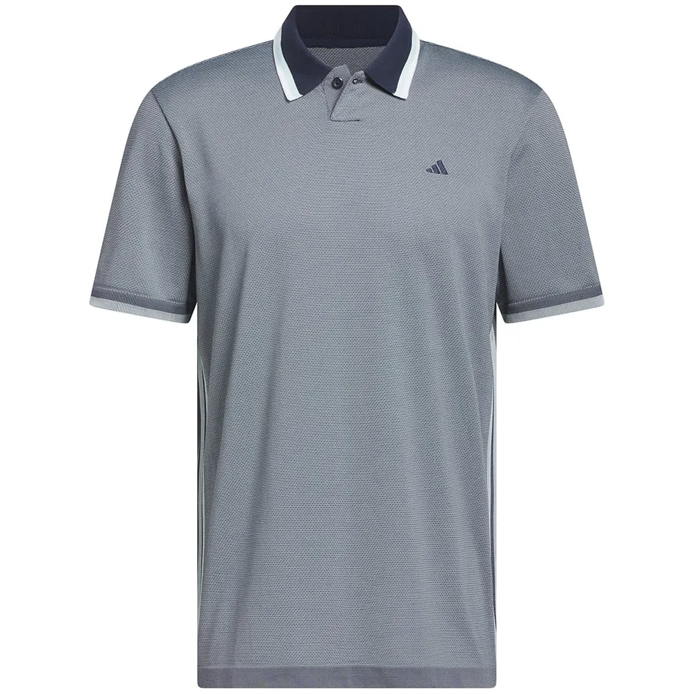 Adidas Primeknit Polo Shirt - Collegiate Navy/Semi Flash Aqua Style Meets Power