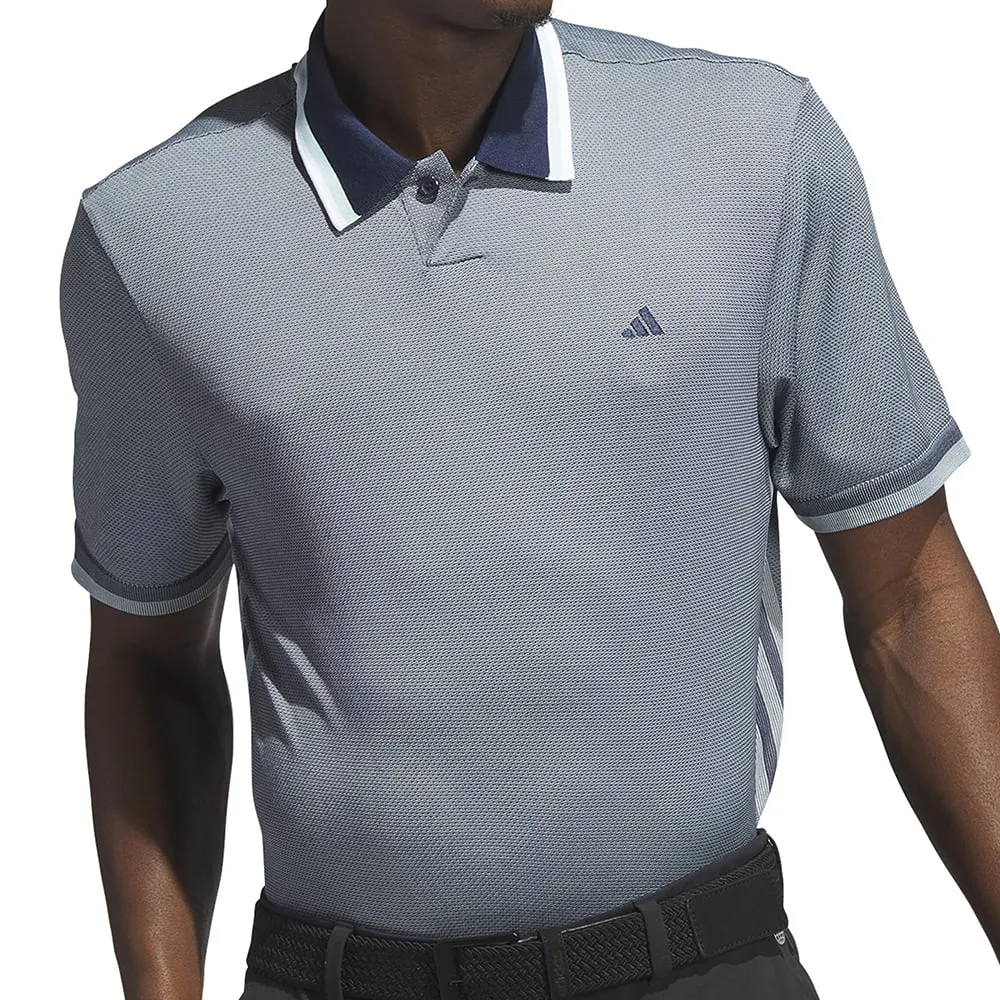 Own Every Step Adidas Primeknit Polo Shirt - Collegiate Navy/Semi Flash Aqua