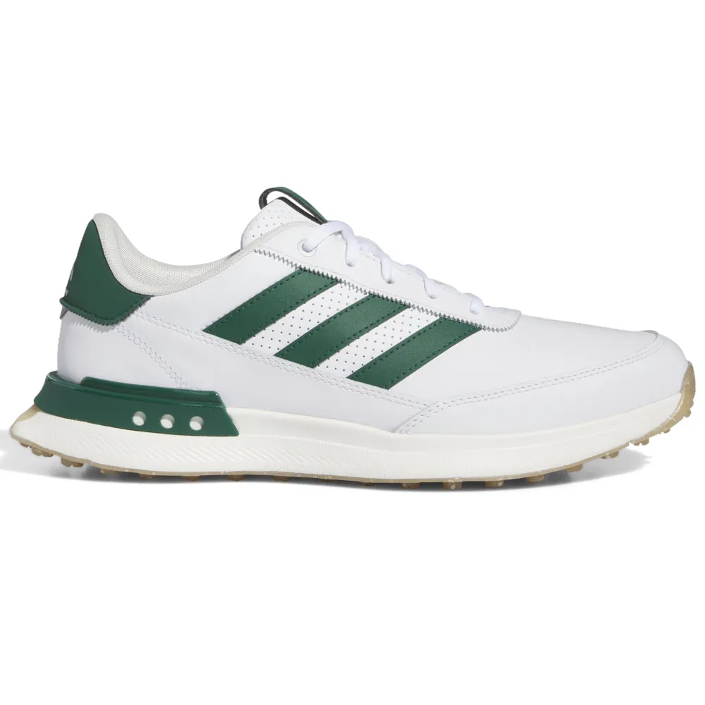 Adidas S2G 24 Spikeless Leather Waterproof Shoes - Ftwr White/Collegiate Green/Gum4 Loud Looks, Smooth Moves