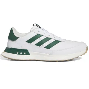 Adidas S2G 24 Spikeless Leather Waterproof Shoes - Ftwr White/Collegiate Green/Gum4 Loud Looks, Smooth Moves