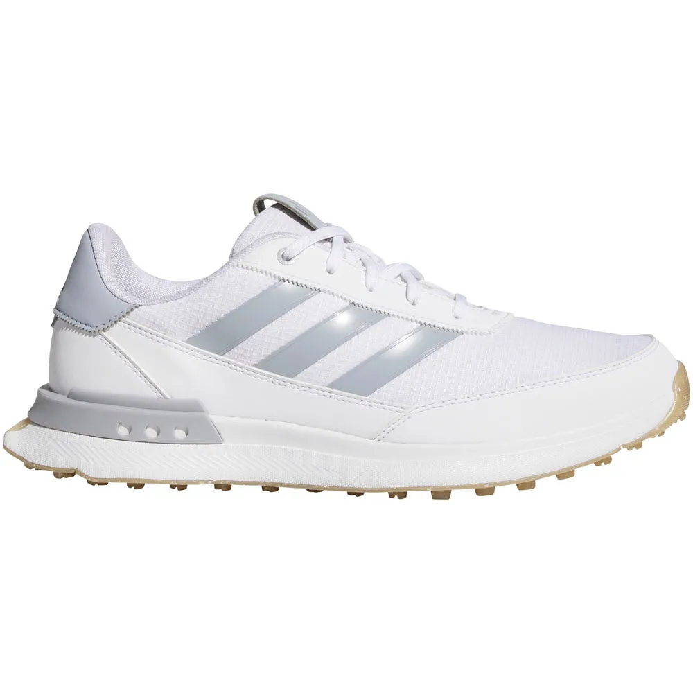 Define Your Own Way Adidas S2G 24 Spikeless Waterproof Shoes - White/Halo Silver/Gum 4