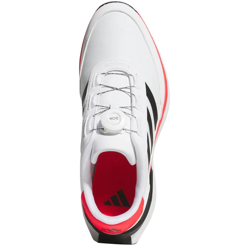 Adidas S2G Boa 24 Spikeless Waterproof Shoes - White/Core Black/Lucid Red Walk Tall Walk Loud
